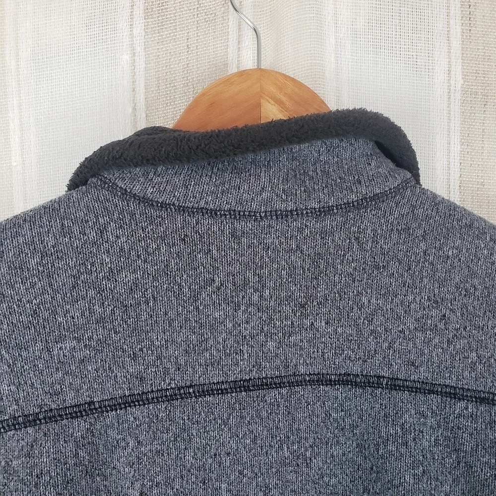 The North Face‎ Banderitas Fleece Jacket Gray Girls Size Extra Large